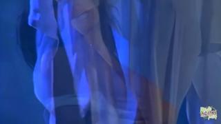  Busty Asian squeals as she rides her boyfriend's stiff pole outside