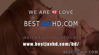 Raging horniness as ravishing Asian femme swallows gigantic dick🍆 in raunchy Japanese porn flick.