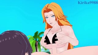 Rangiku and I Have Wild Beach Sex - BLEACH Hentai