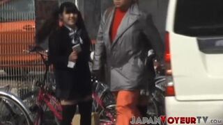 Teen Japanese Legs Sucked Publicly - Hot 18yo Action!